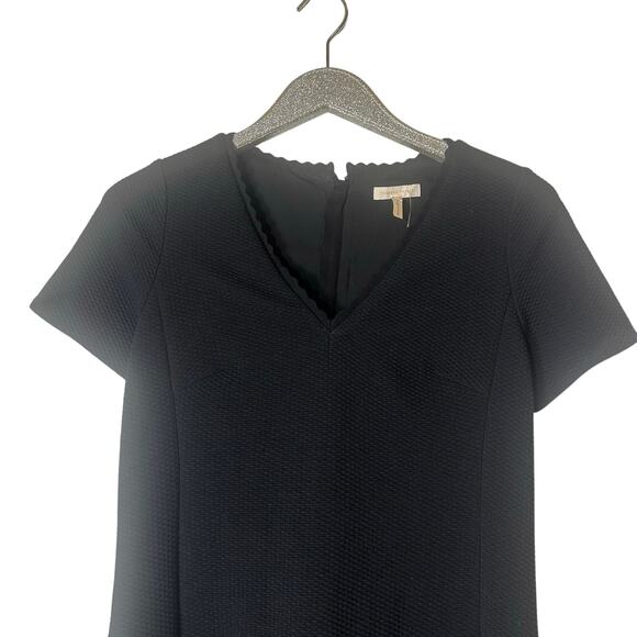 Rebecca Taylor V neck Black Knit Dress - Picture 7 of 9